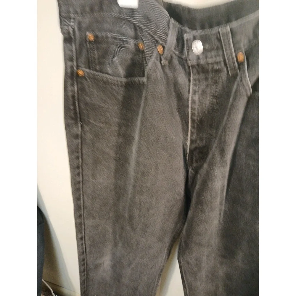LEVI'S BLACK RED TAB 550 RLAXED FIT 34x32 Fits (34×30 100% COTTON MENS JEANS!!